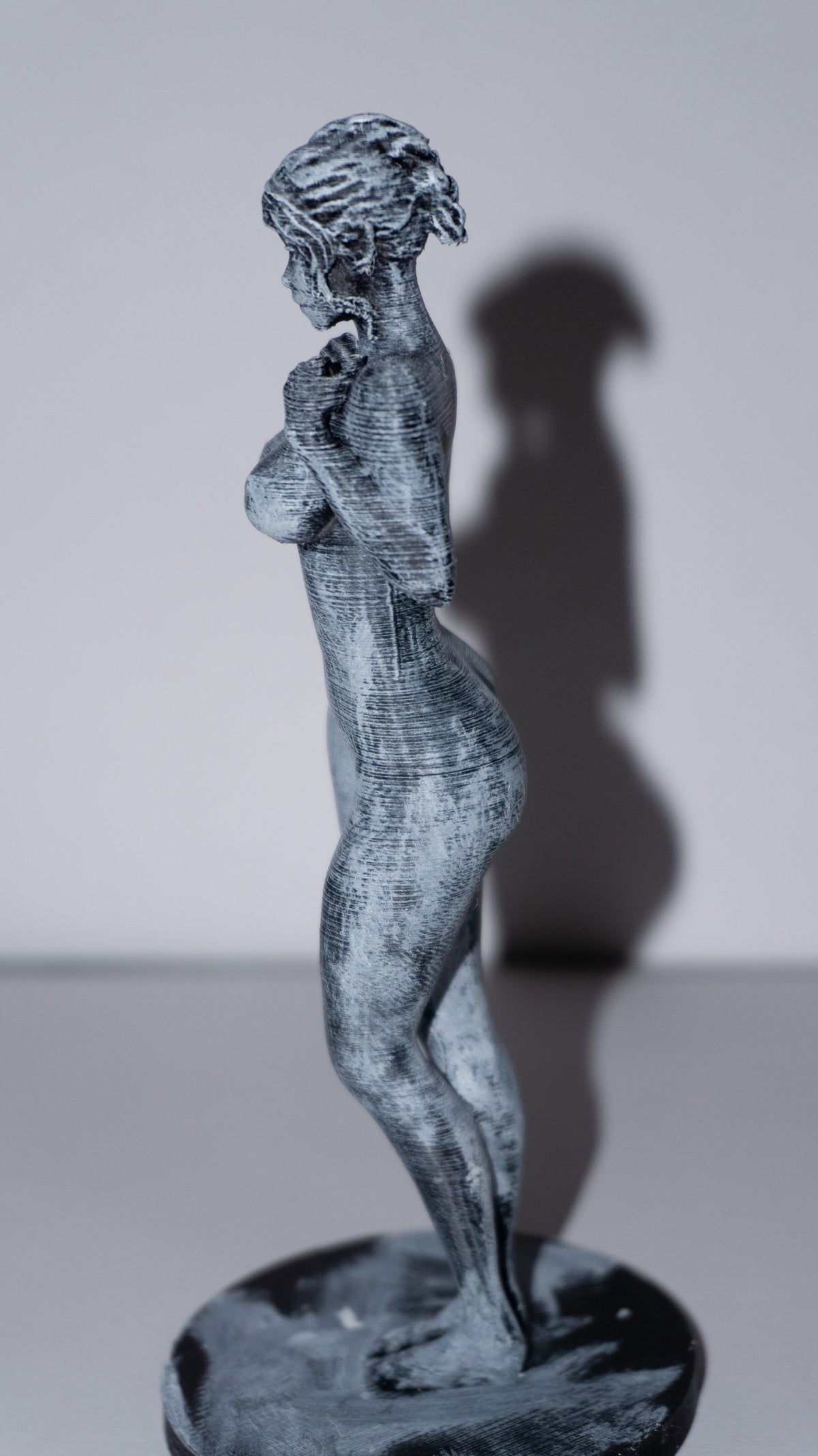 Elf Fantasy Figurine, Female Statue, 3D Printed PLA