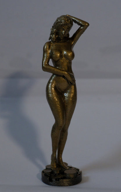 Alissa Sculpture Figurine, Female Tabletop Statue Decor