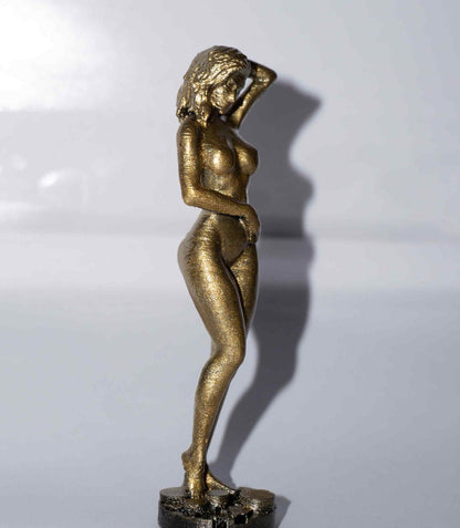 Alissa Sculpture Figurine, Female Tabletop Statue Decor