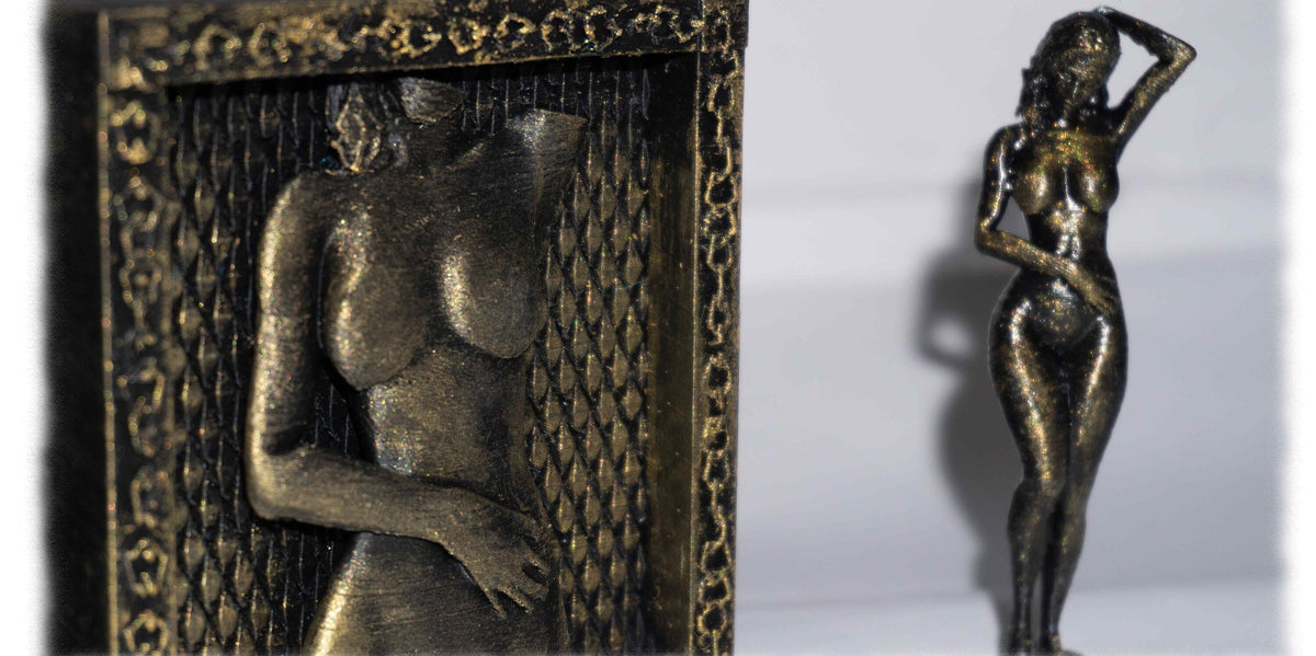 Alissa Sculpture Figurine, Female Tabletop Statue Decor