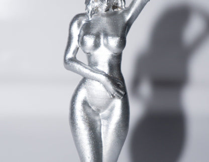 Alissa Sculpture Figurine, Female Tabletop Statue Decor