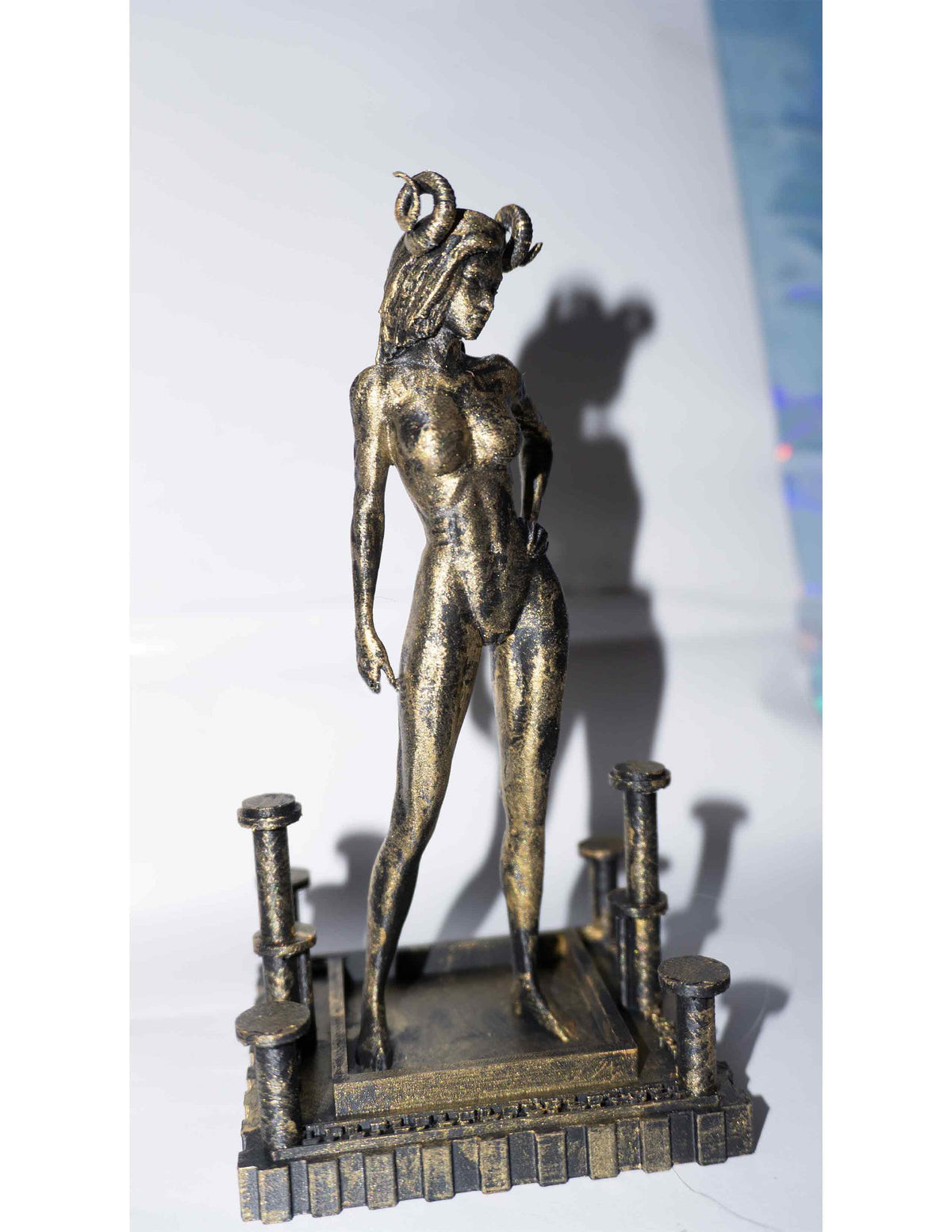 Pride Sculpture Statue, Female Sin 3D Printed Tabletop Decoration