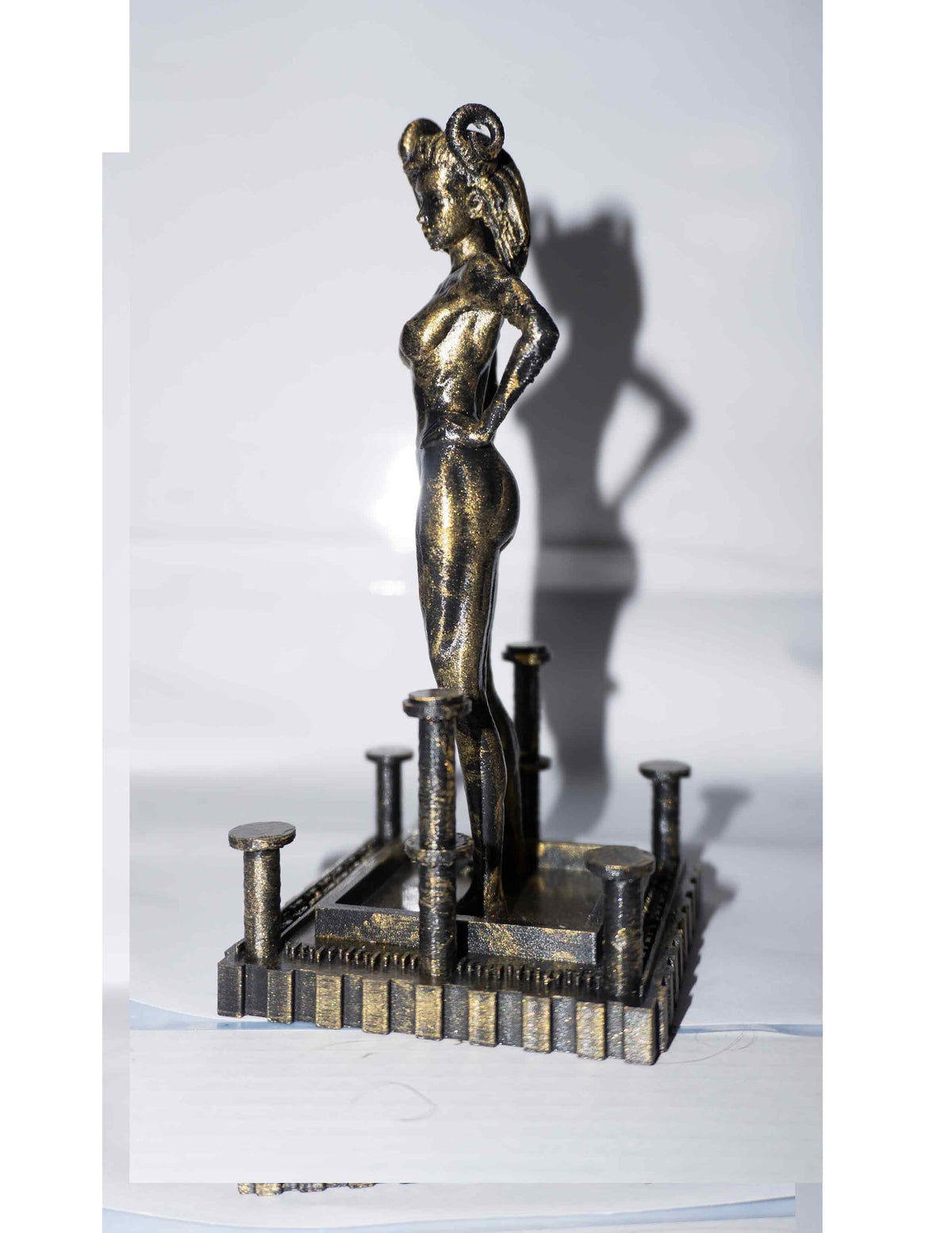 Pride Sculpture Statue, Female Sin 3D Printed Tabletop Decoration