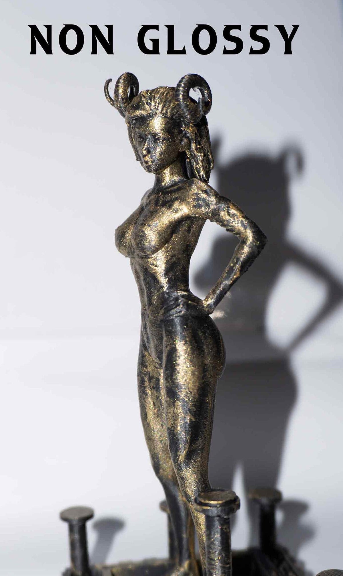 Pride Sculpture Statue, Female Sin 3D Printed Tabletop Decoration