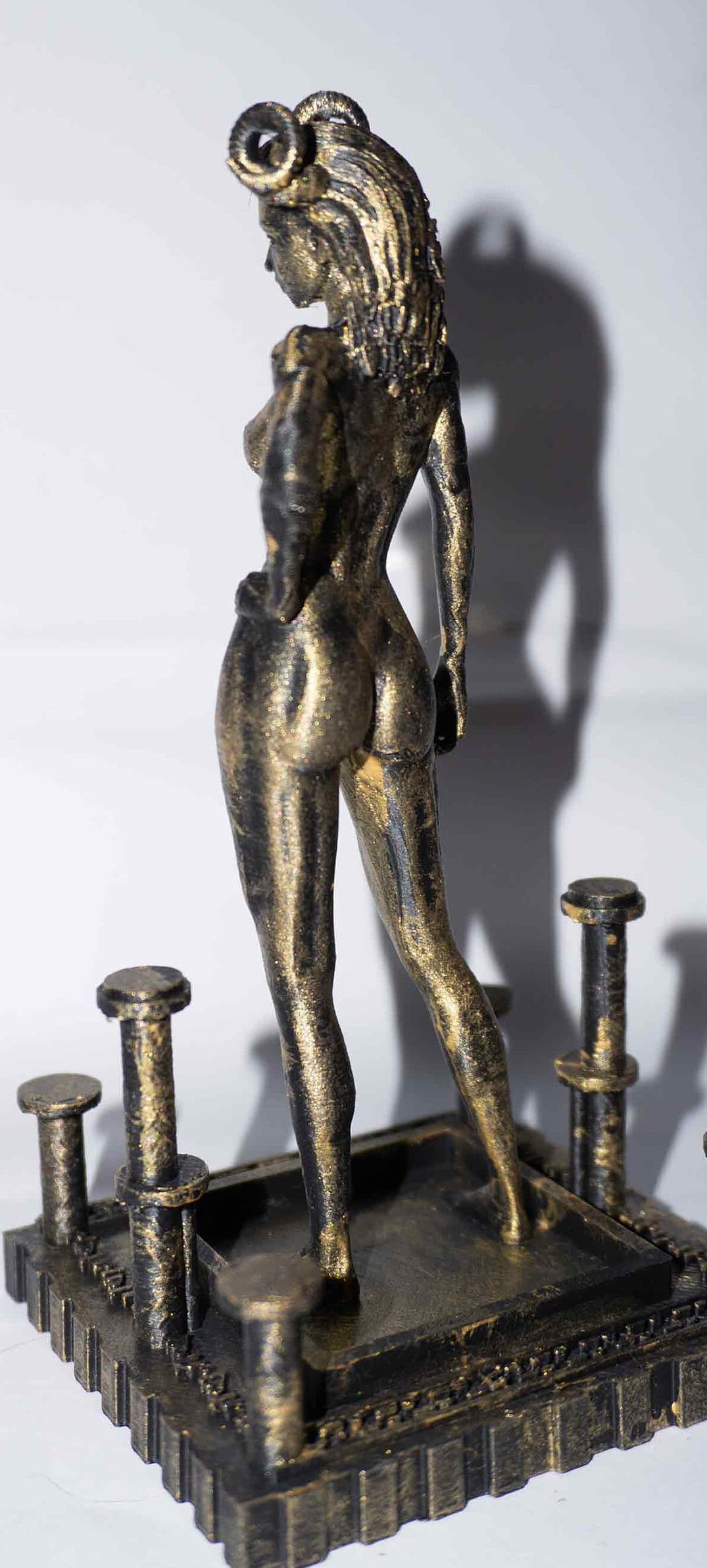 Pride Sculpture Statue, Female Sin 3D Printed Tabletop Decoration