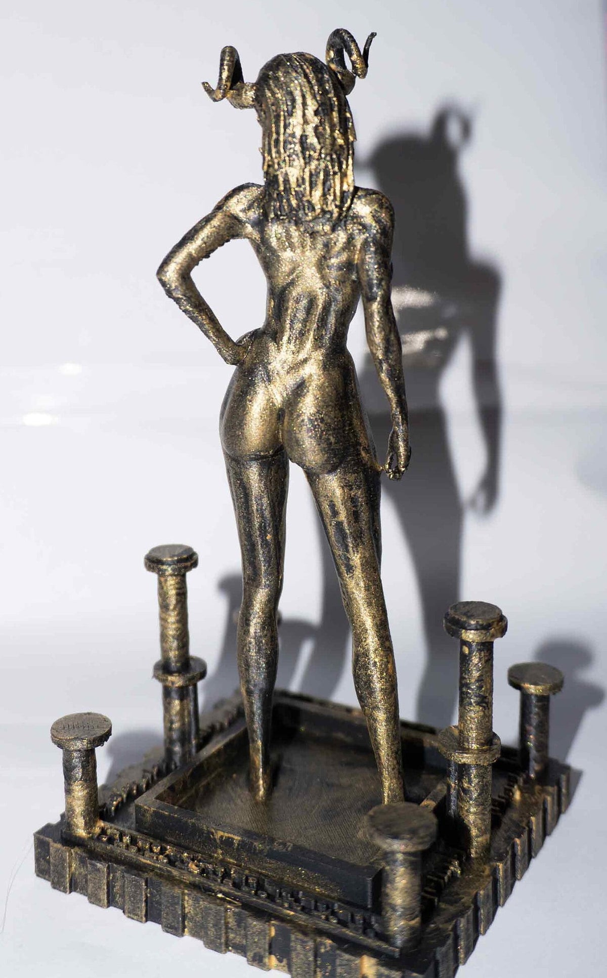 Pride Sculpture Statue, Female Sin 3D Printed Tabletop Decoration