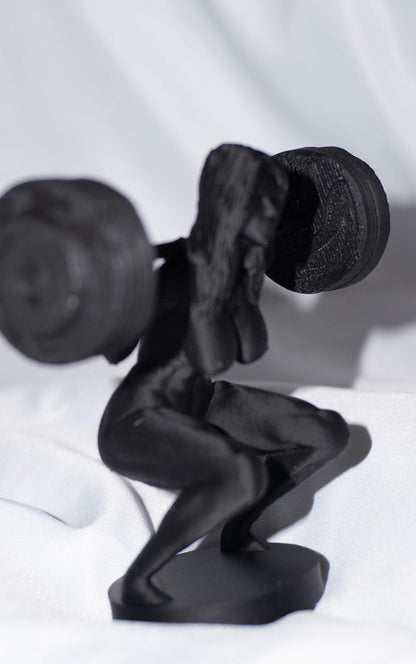 Androgynous, Weightlifting - Sculpture and art decoration Transgender art