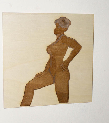 Abstract Woman | Wooden Art Piece