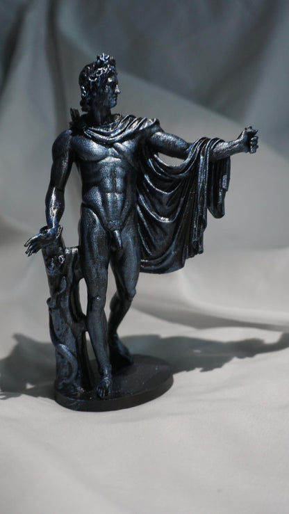 Apollo’s Divine Proclamation Mythological  Antique Statue