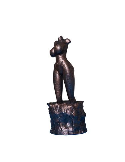 Bound – Woman Encased in Stone Figurine