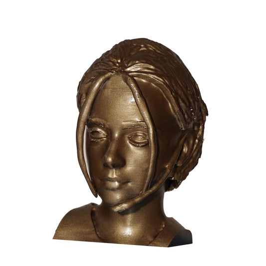 Alizee Bust Statue, Modern Icon Design, Hand-Painted PLA Figure