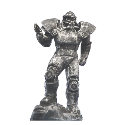 Classic Metallic Monk Knight Handmade Dark sci fi Monster Figurine
