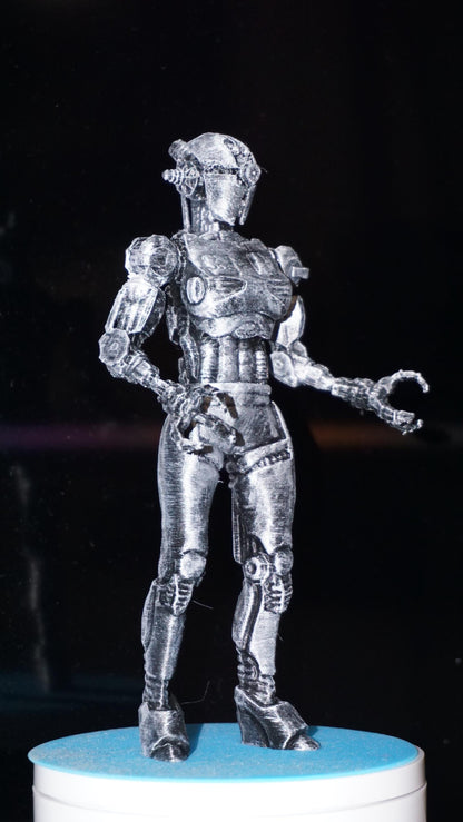 Assaultron Dark sci fi Robot Figurine