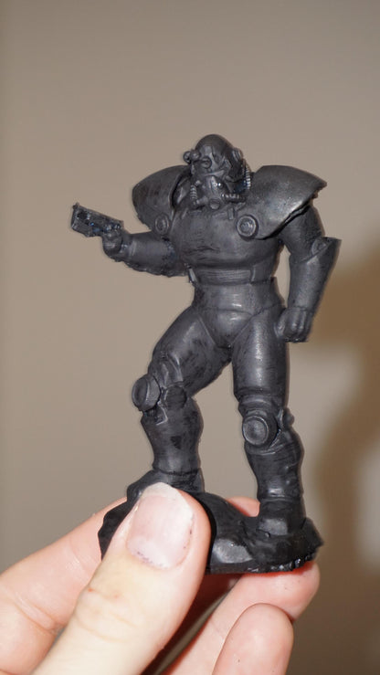 Classic Metallic Monk Knight Handmade Dark sci fi Monster Figurine