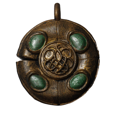 Viridian amber Talisman Jewelry piece