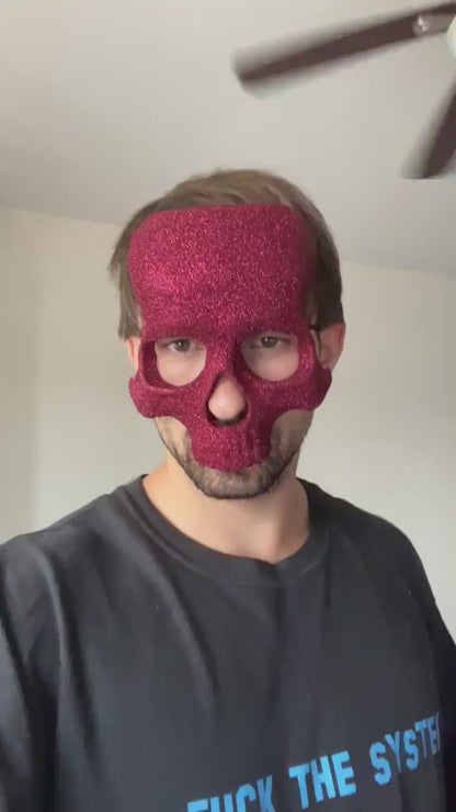 Sparkling Skull Costume Mask