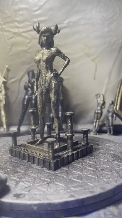 Pride Sculpture Statue, Female Sin 3D Printed Tabletop Decoration