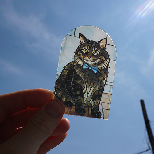 Custom Acrylic stained Glass styled Panel Suncatcher