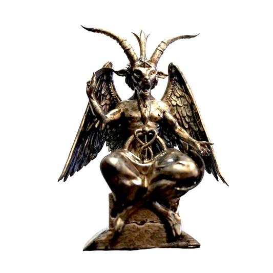 Baphomet Statue | Occult Goat Sculpture | Gothic Baphomet Figurine | Esoteric Altar Decor | Dark Art Statue | Multiple Sizes & Colors