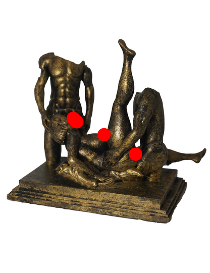 Bedroom Embrace Mature Statue