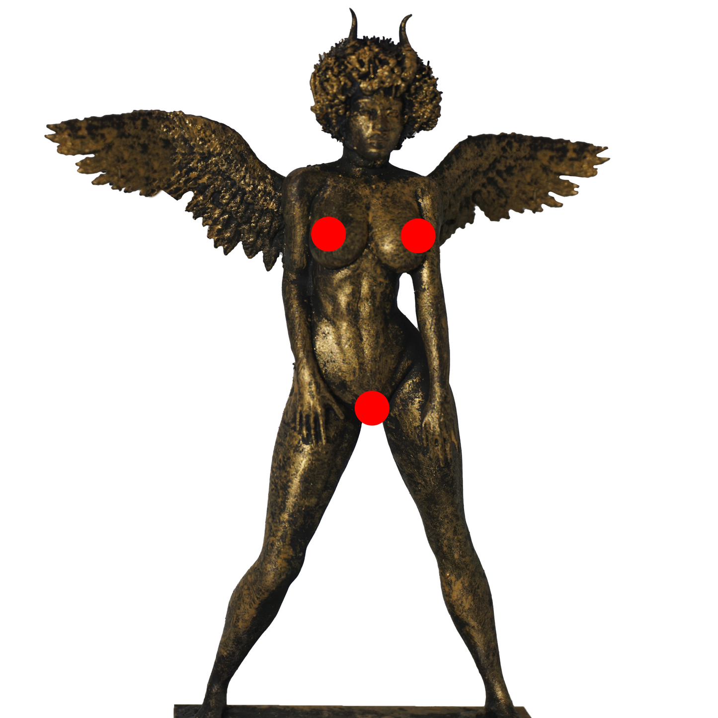 Demon Angel Muse Statue