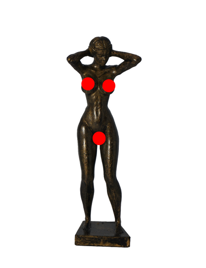 The shower Woman Statue